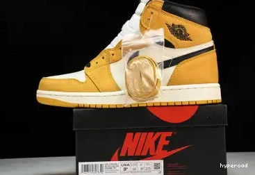 Hyperoad OGYellow Ochre High Retro 1 Jordan 0517